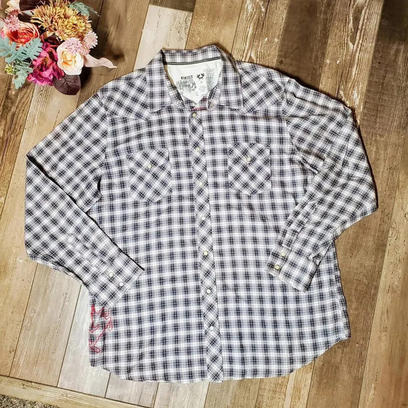 Old Navy Other - OLD NAVY LIVE PEARL SNAP BUTTON MEN'S LONG SLEEVE XXL NWOT